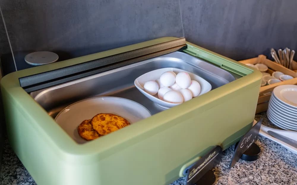 Weiche Eier und Omelettes